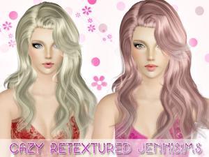Cazy Hair ArtificialLove, retextured JenniSims