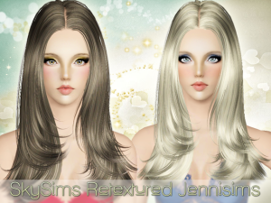 SkySims Hair 089 retextured, jennisims